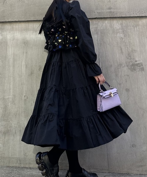 HONEY MI HONEY（ハニーミーハニー） ワンピース nylon tiered one