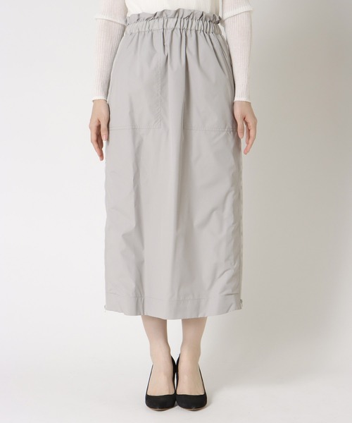 Jines（ジネス） スカート サイドファスナープリーツスカート
