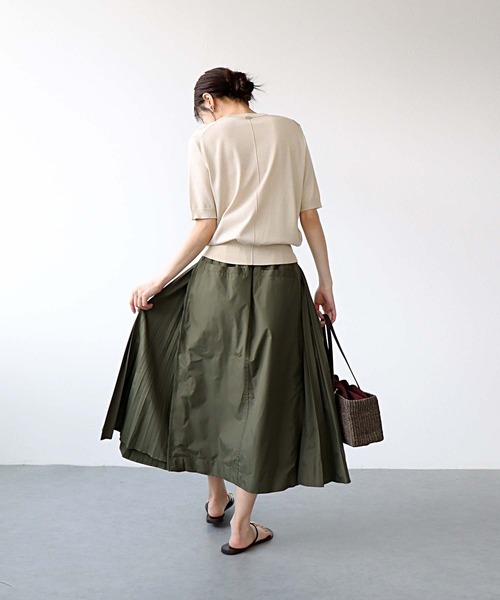 【新品タグ付】TFW49 プリーツスカート プリーツロングスカート｜WOMEN｜250HAT31-449H｜AZUL BY MOUSSY