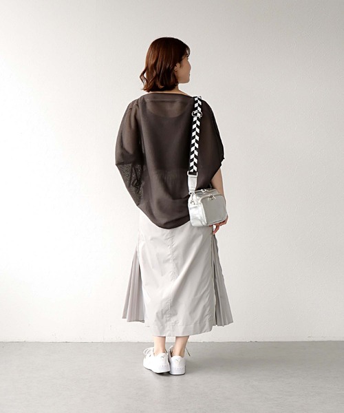 Jines（ジネス） スカート サイドファスナープリーツスカート