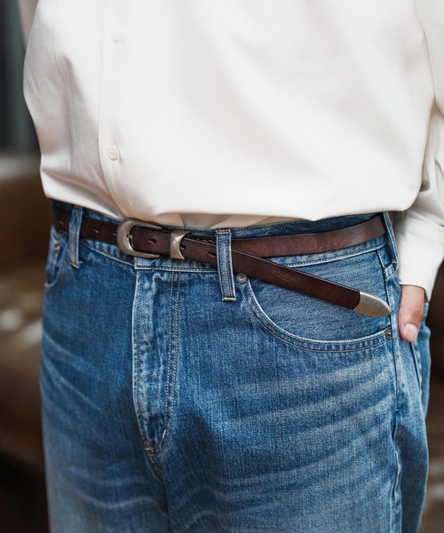 Magine ベルト mko12994-Minimal Leather Belt レザーベルト