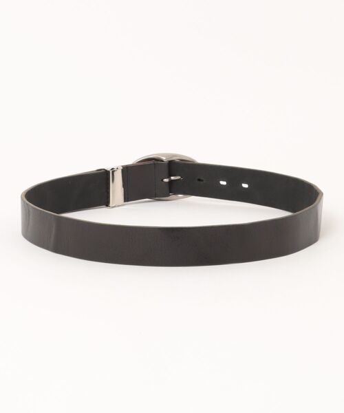 8 ベルト ITALY LEATHER 40mmオーバルバックルレザーベルト メンズ