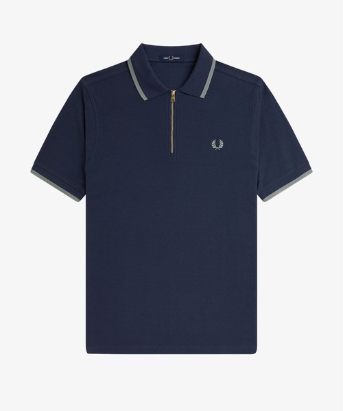 3連休限定お値下げ【タグあり/新品】FRED PERRY ネイビー ポロシャツ FRED PERRY（フレッドペリー） ポロシャツ 半袖 Crepe Pique Polo