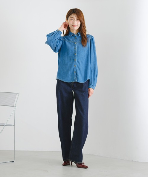 ジーンズ デニム デニムパンツ Levi's/リーバイス BLUETAB(TM) DROP バレルジーンズ ダークインディゴ レディース_10