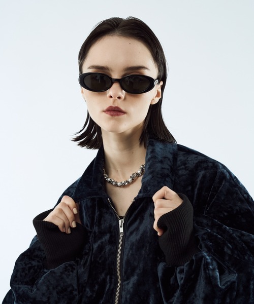 GACKT着用agr crush velour MA-1 BZ ベロアブルゾン ブルゾン アウター Crush velour gather blouson / クラッシュベロア