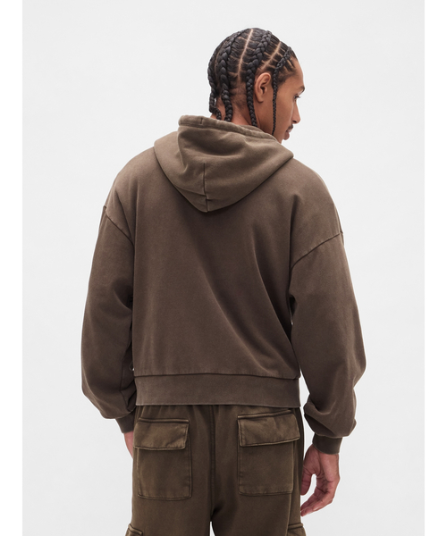 GAP パーカー ヴィンテージソフト オーバーサイズ クロップド