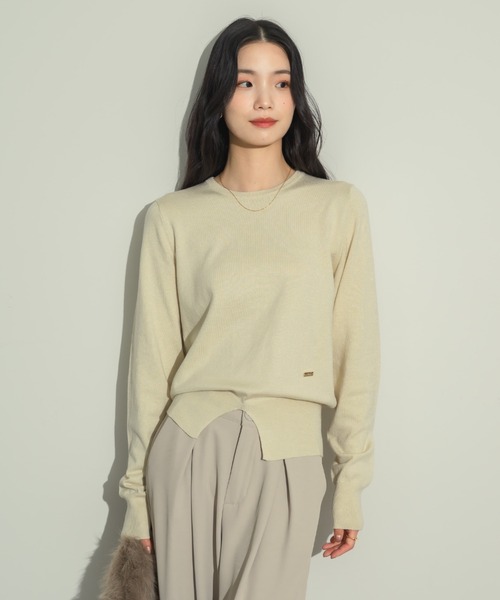 ぬまたりあん NEUNA（ヌナ） ニット セーター センタースリットニットプルオーバー