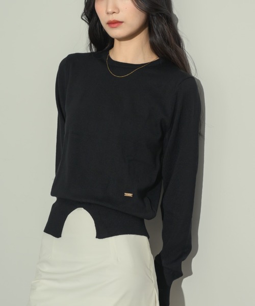 NEUNA（ヌナ） ニット セーター センタースリットニットプルオーバー