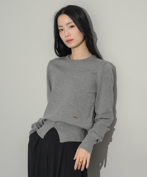 NEUNA（ヌナ） ニット セーター センタースリットニットプルオーバー