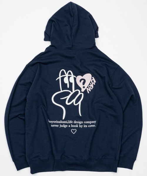 kaoyorinakami パーカー peace hoodie / ピースフーディ メンズ