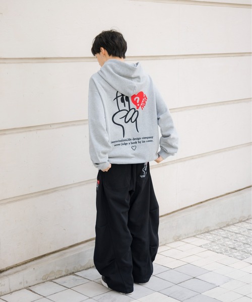 kaoyorinakami パーカー peace hoodie / ピースフーディ メンズ