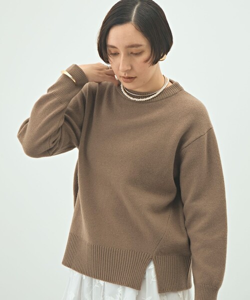 NOLLEY'S（ノーリーズ） ニット セーター 5Gノアリスクルーネックプル