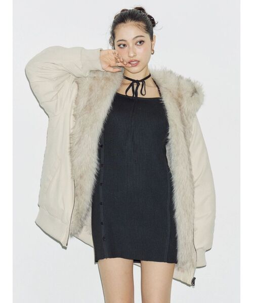 EVRIS（エヴリス） ブルゾン アウター リバーシブルオーバーサイズ