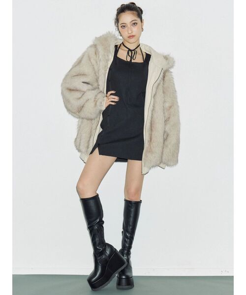 EVRIS（エヴリス） ブルゾン アウター リバーシブルオーバーサイズ