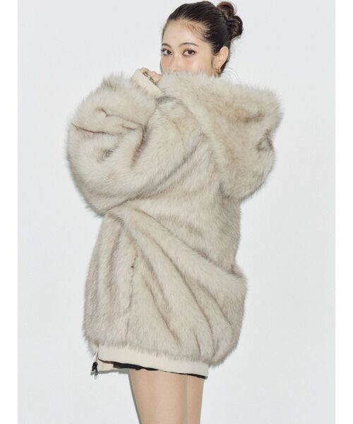 EVRIS（エヴリス） ブルゾン アウター リバーシブルオーバーサイズ