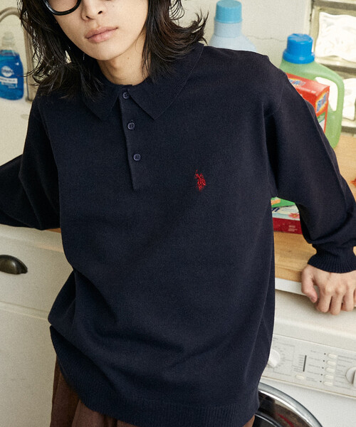 U.S. POLO ASSN.（ユーエスポロアッスン） ポロシャツ 別注 SWEAT LIKE