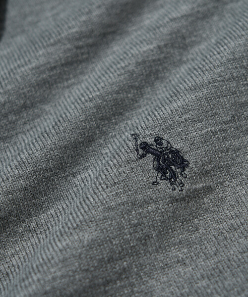 ポロシャツ U.S. POLO ASSN./ユーエスポロアッスン 別注 SWEAT LIKE KNIT POLO/スウェットライクニットポロシャツ(限 | U.S. POLO ASSN. | 18
