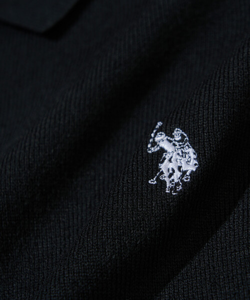 セーター ニット U.S. POLO ASSN./ユーエスポロアッスン 別注 SWEAT LIKE KNIT POLO/スウェットライクニットポロシャ | U.S. POLO ASSN. | 23