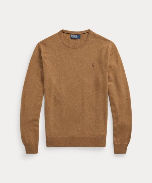 POLO RALPH LAUREN ラルフローレン セーター ブラウン 茶色 M Polo by Ralph Lauren ポロバイラルフローレン コットンニットセーター