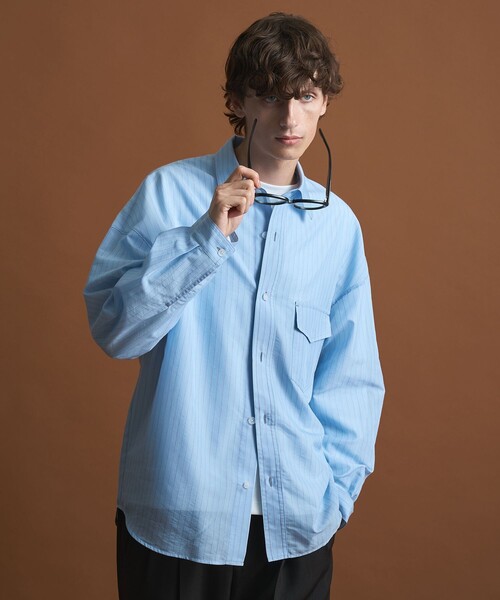 PUBLIC TOKYO シャツ ベーシックシアーシャツ メンズ : ZOZOTOWN