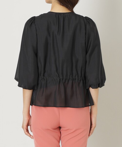 「TO BE CHIC」 7分袖ブラウス 42 ベージュ レディース_画像6