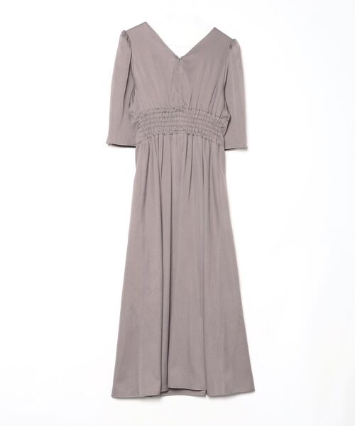 「EATME」 半袖ワンピース MEDIUM グレー レディース_画像2