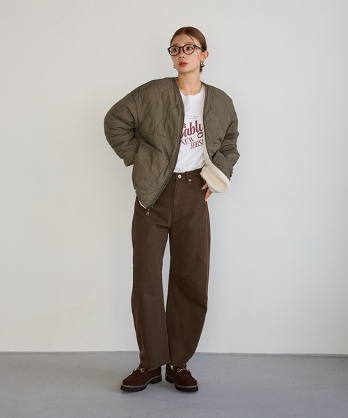 BAYFLOW（ベイフロー） ブルゾン アウター 「異素材で楽しめる」ボア