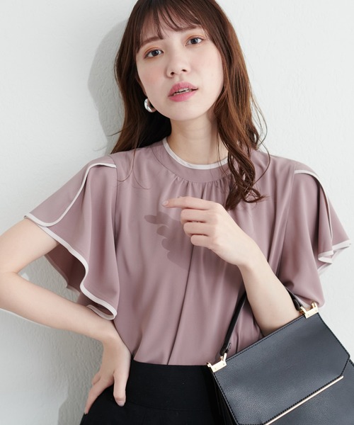 「natural couture」 ノースリーブブラウス FREE オフホワイト レディース_画像4