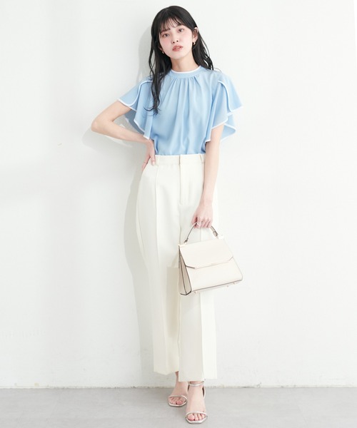 「natural couture」 ノースリーブブラウス FREE オフホワイト レディース_画像7