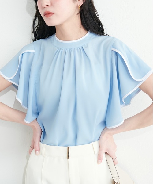 「natural couture」 ノースリーブブラウス FREE オフホワイト レディース_画像8