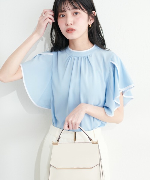 「natural couture」 ノースリーブブラウス FREE オフホワイト レディース_画像9