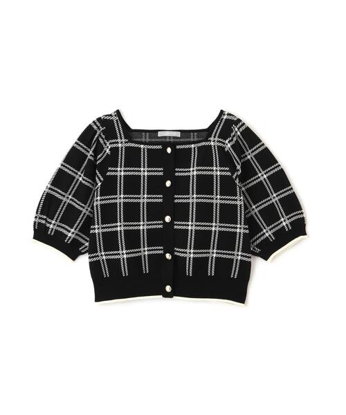 「JILL by JILL STUART」 半袖ニット FREE グレー レディース_画像2