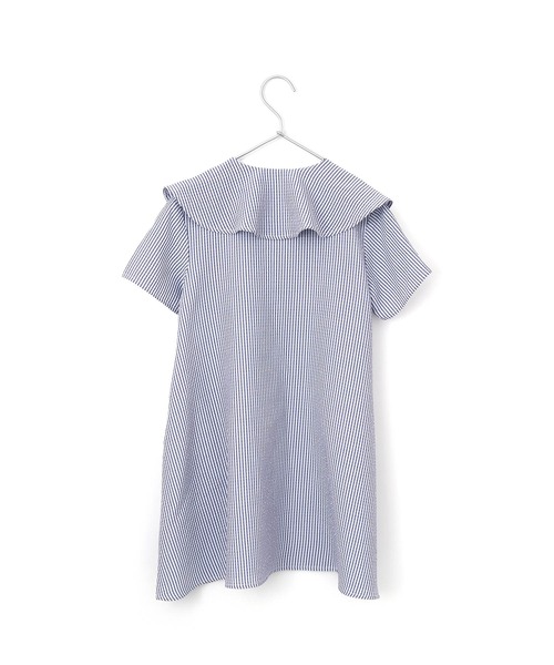 「MAKE YOUR DAY」 「KIDS」半袖ワンピース 150 ブルー キッズ_画像4