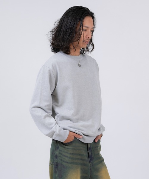 【超希少】期間限定お値下げ中 Creek グレー クルーネック トレーナー M improves（インプローブス） トレーナー スウェット スムース