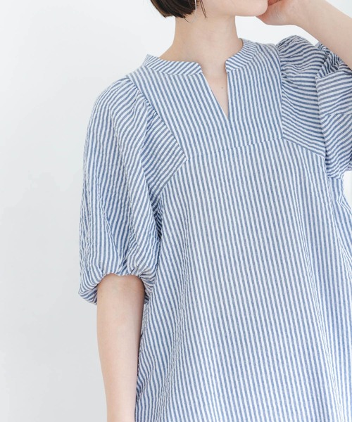 「F by ROSSO」 半袖ワンピース 38 ミント レディース_画像6