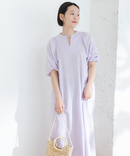 「F by ROSSO」 半袖ワンピース 38 ミント レディース_画像9