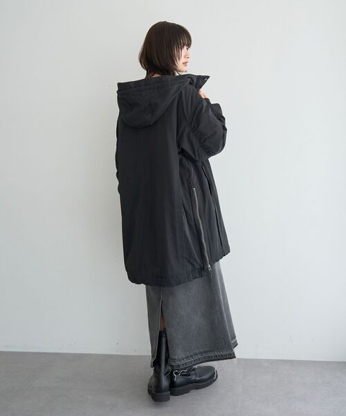 Editt by YECCA VECCA ブルゾン アウター パディングフーディーコート