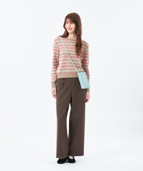 極美品 マッキントッシュフィロソフィー フェアアイルニット 36 ノルディック柄 MACKINTOSH PHILOSOPHY（マッキントッシュフィロソフィー） ニット