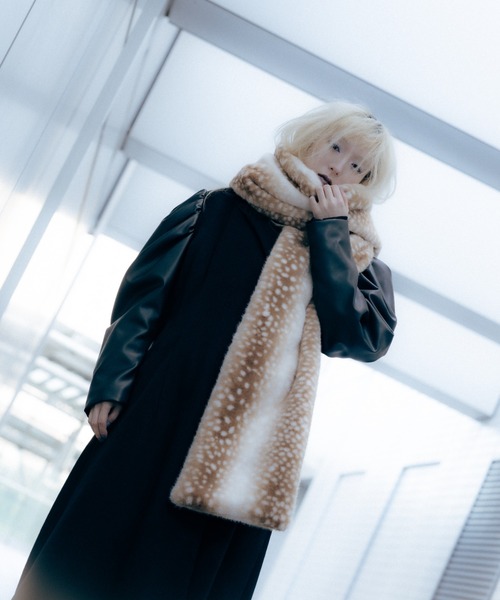 Carmelo マフラー ストール Fluffy long muffler / フラッフィーロング