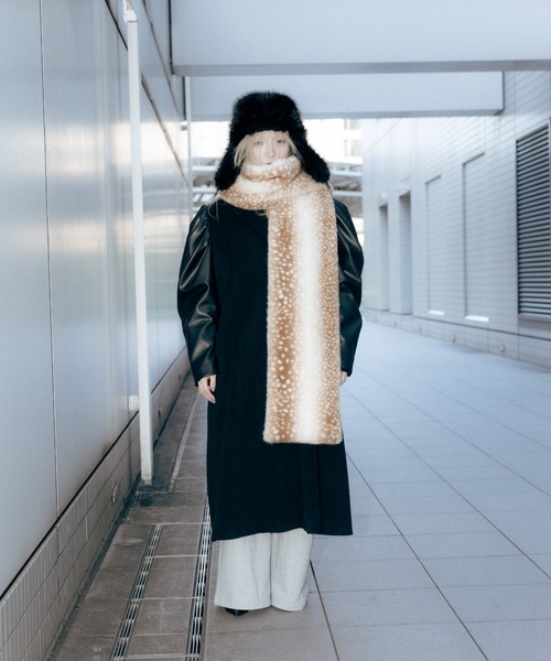 Carmelo マフラー ストール Fluffy long muffler / フラッフィーロング