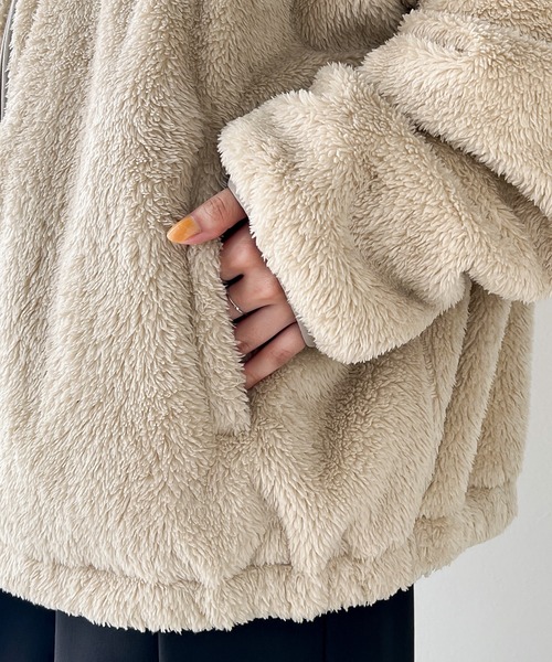 「Java」 ブルゾン X-LARGE アイボリー レディース_画像4