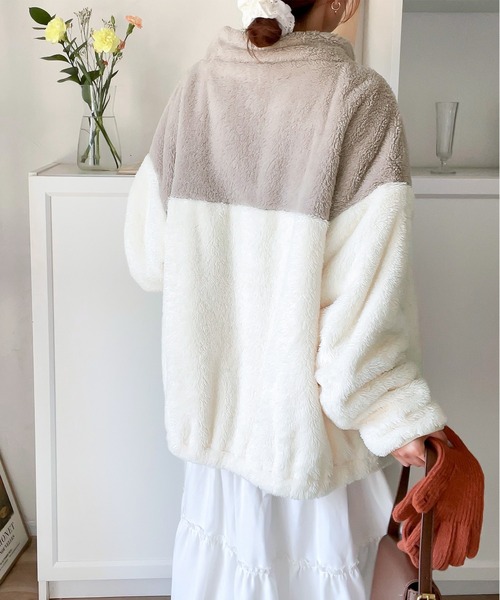 「Java」 ブルゾン X-LARGE アイボリー レディース_画像8