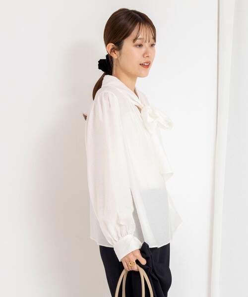 NOLLEY'S（ノーリーズ） ブラウス シャツ ウォッシャブルシアー