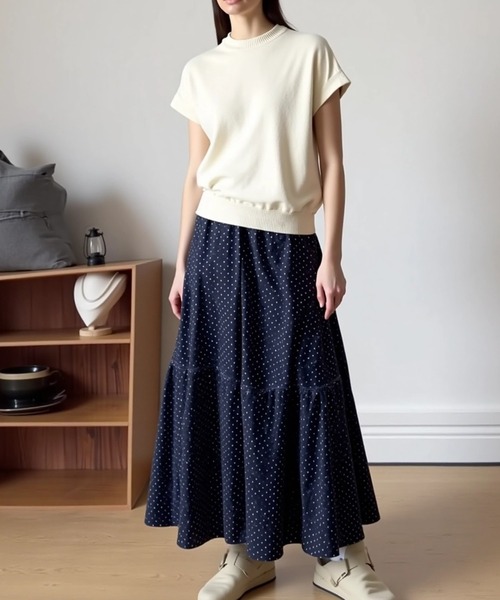 cammie スカート ドットフレアスカート : ZOZOTOWN Yahoo!店 - 通販