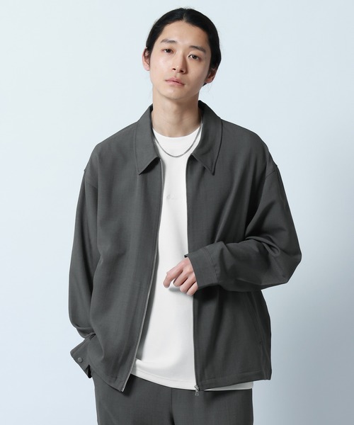 BRIEFING ベージュ ジップアップジャケット、ボトムスセットアップ　M RAGEBLUE（レイジブルー） セットアップ 「SET UP」ジップブルゾン