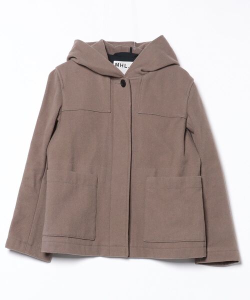 【MHL.】エムエイチエル　ライトアウター　ブルゾン　コート　ワークジャケット MHL.（エムエイチエル） ジャケット 1 ブラウン レディース : ZOZOTOWN