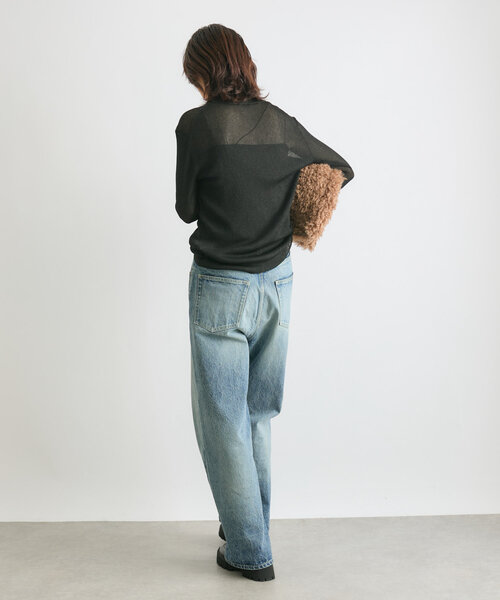 「RIVE DROITE」 長袖ニット FREE ブラック レディース_画像5