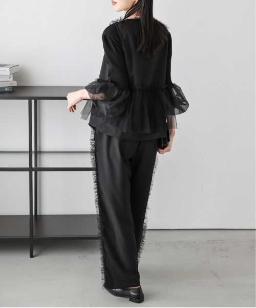 「La-gemme」 セットアップ フリー ブラック レディース_画像2