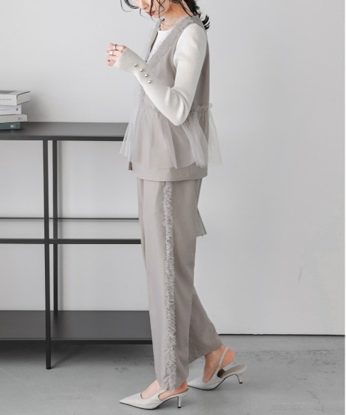 「La-gemme」 セットアップ フリー ブラック レディース_画像7