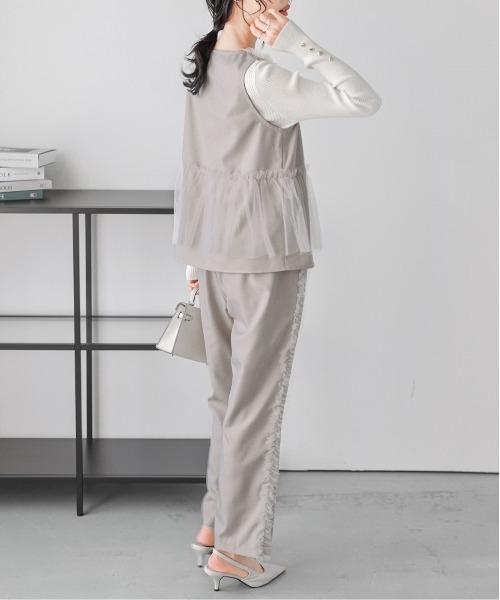 「La-gemme」 セットアップ フリー ブラック レディース_画像8